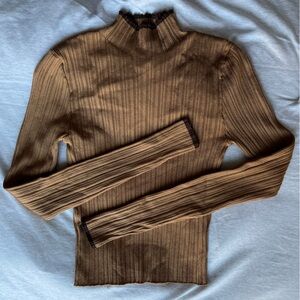 Forever 21 Ribbed Long Sleeve Top